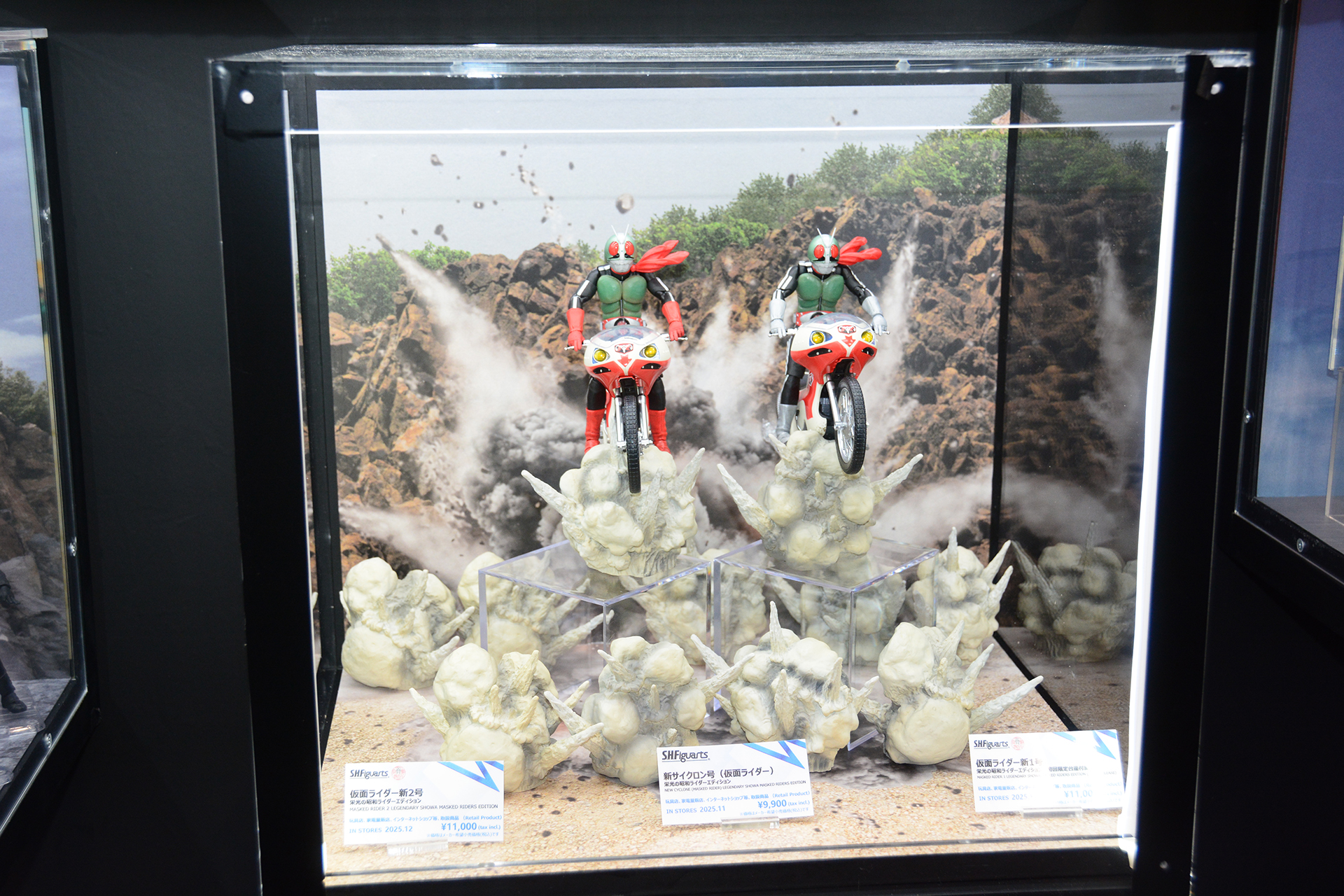 非常に凝った展示が目白押しだ