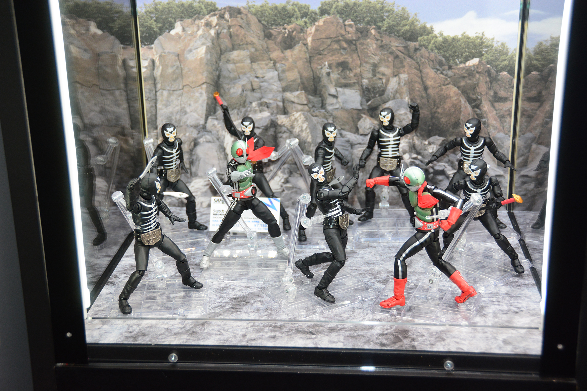 非常に凝った展示が目白押しだ