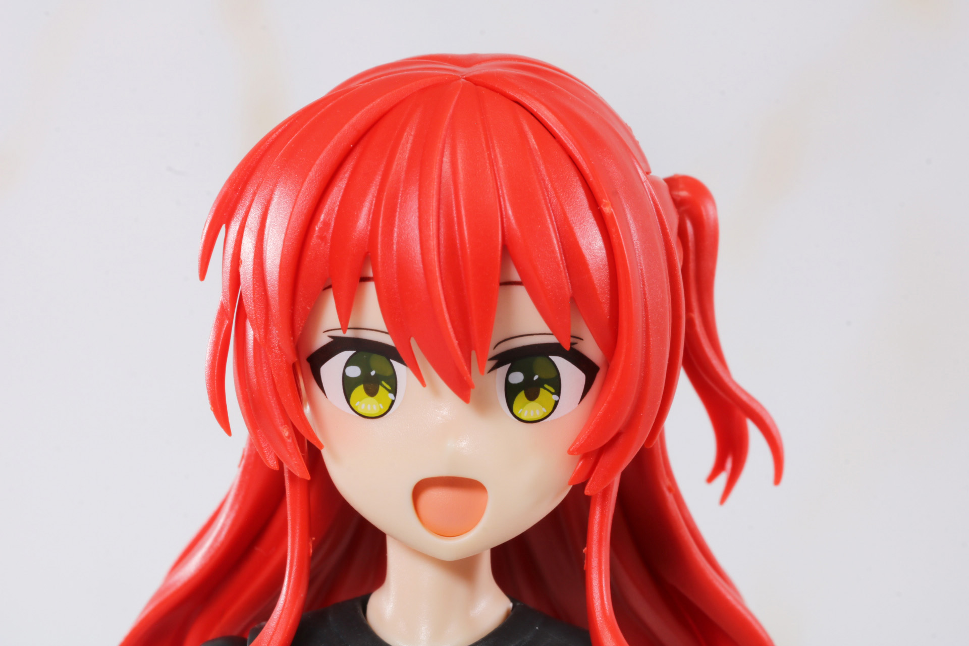 「笑顔」の印刷済みフェイスパーツ。明るくはつらつとした雰囲気が表現されている