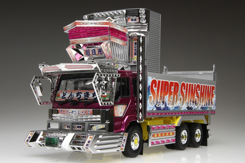 1/32デコトラプラモデル/アオシマ アオシマ、「ザ☆デコトラ」シリーズよりプラモデル「1/32