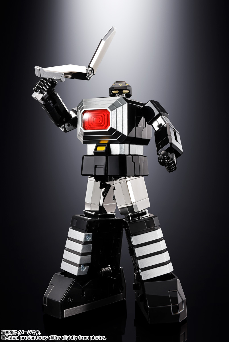 「ゴッドマーズ」の右脚に変形する「マジンシン」全高約160mm