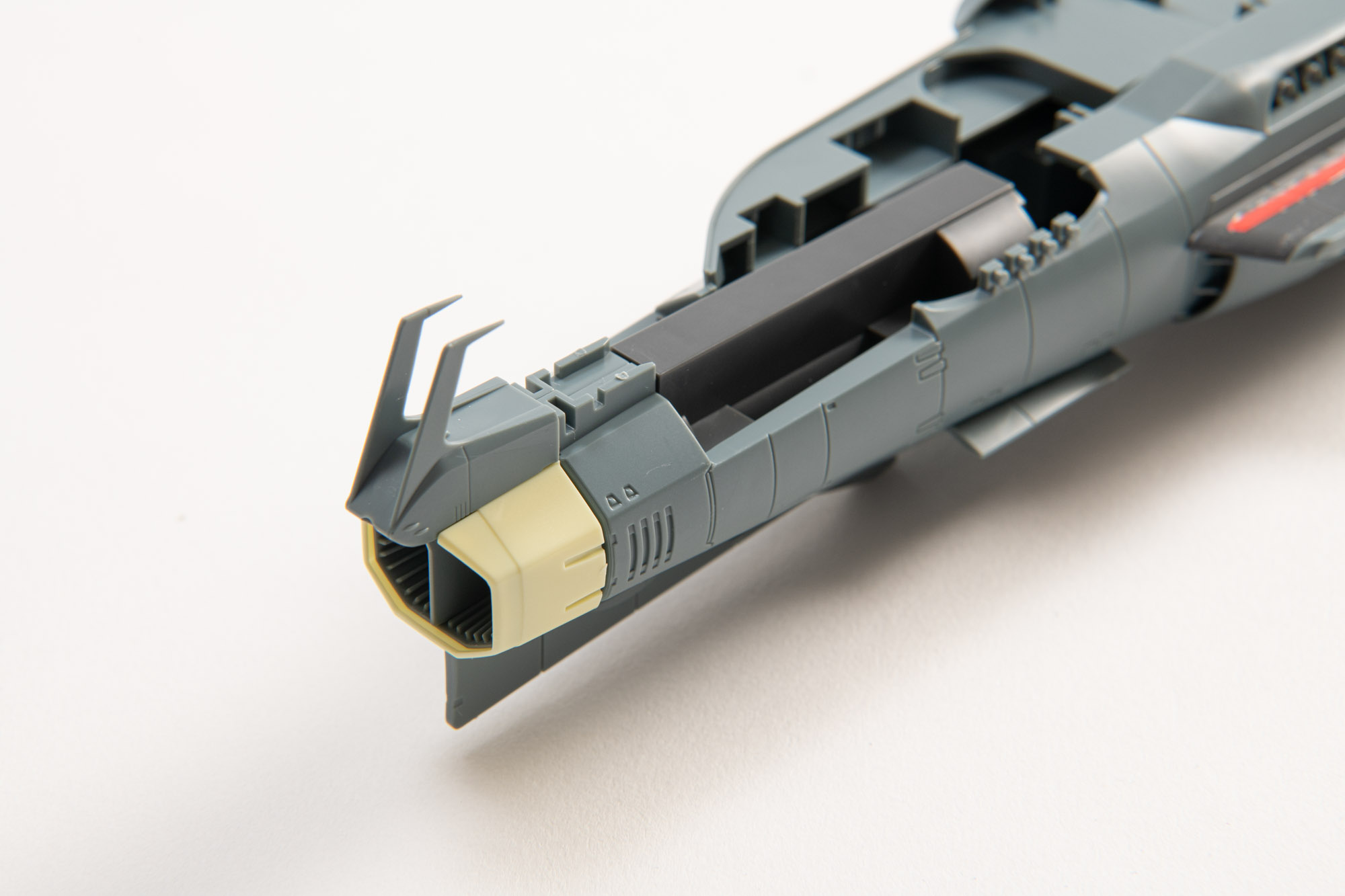 組み付けると合わせ目も馴染んで自然な仕上がりとなる。