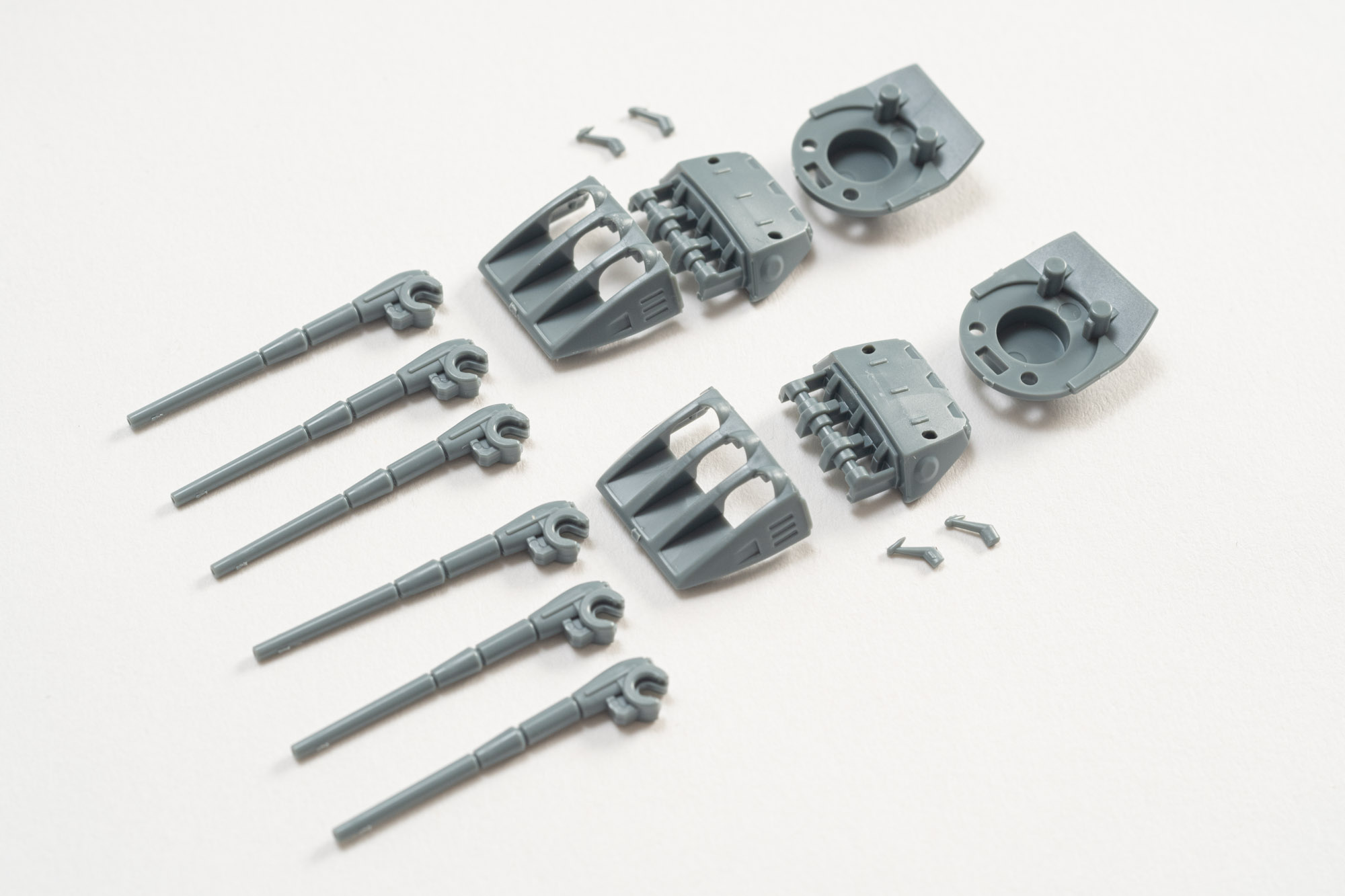 主砲パーツ全景。2基作成していく。