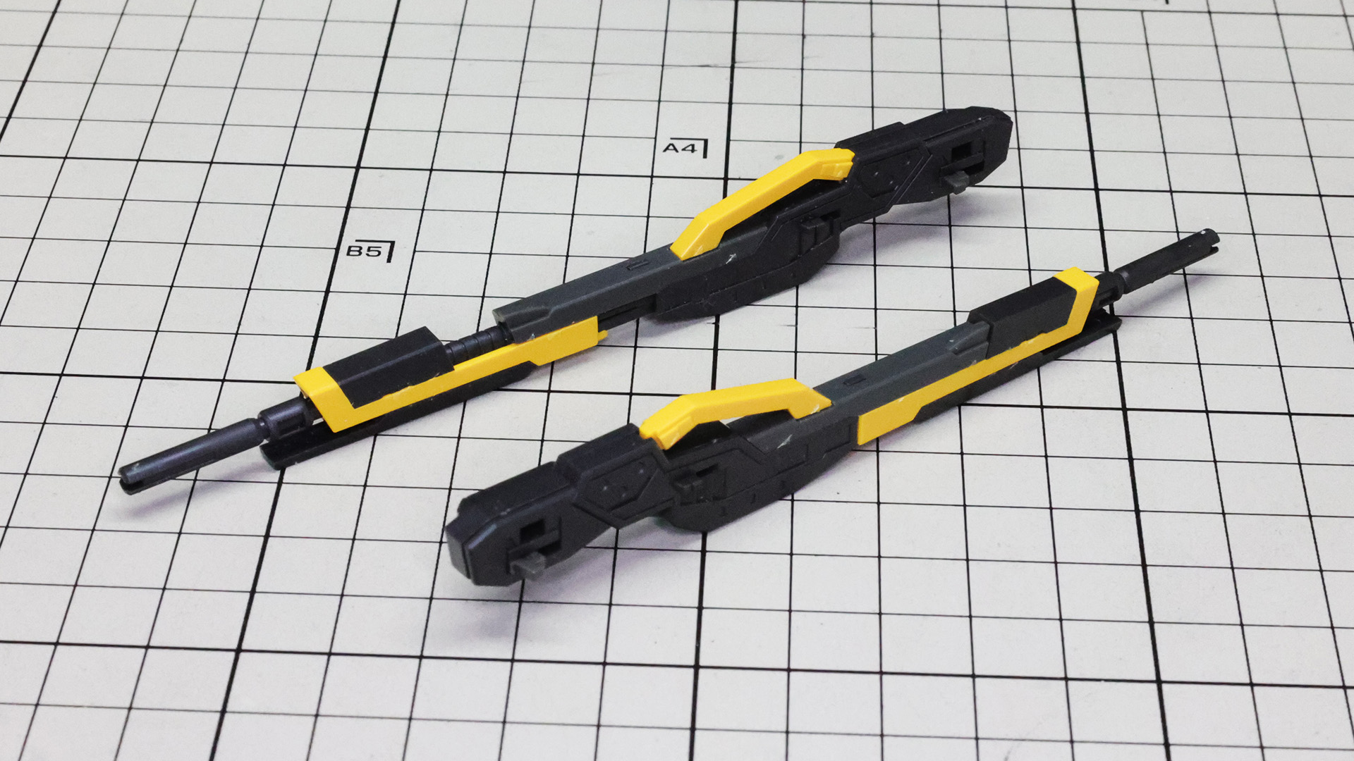 完成したツインバスターライフル