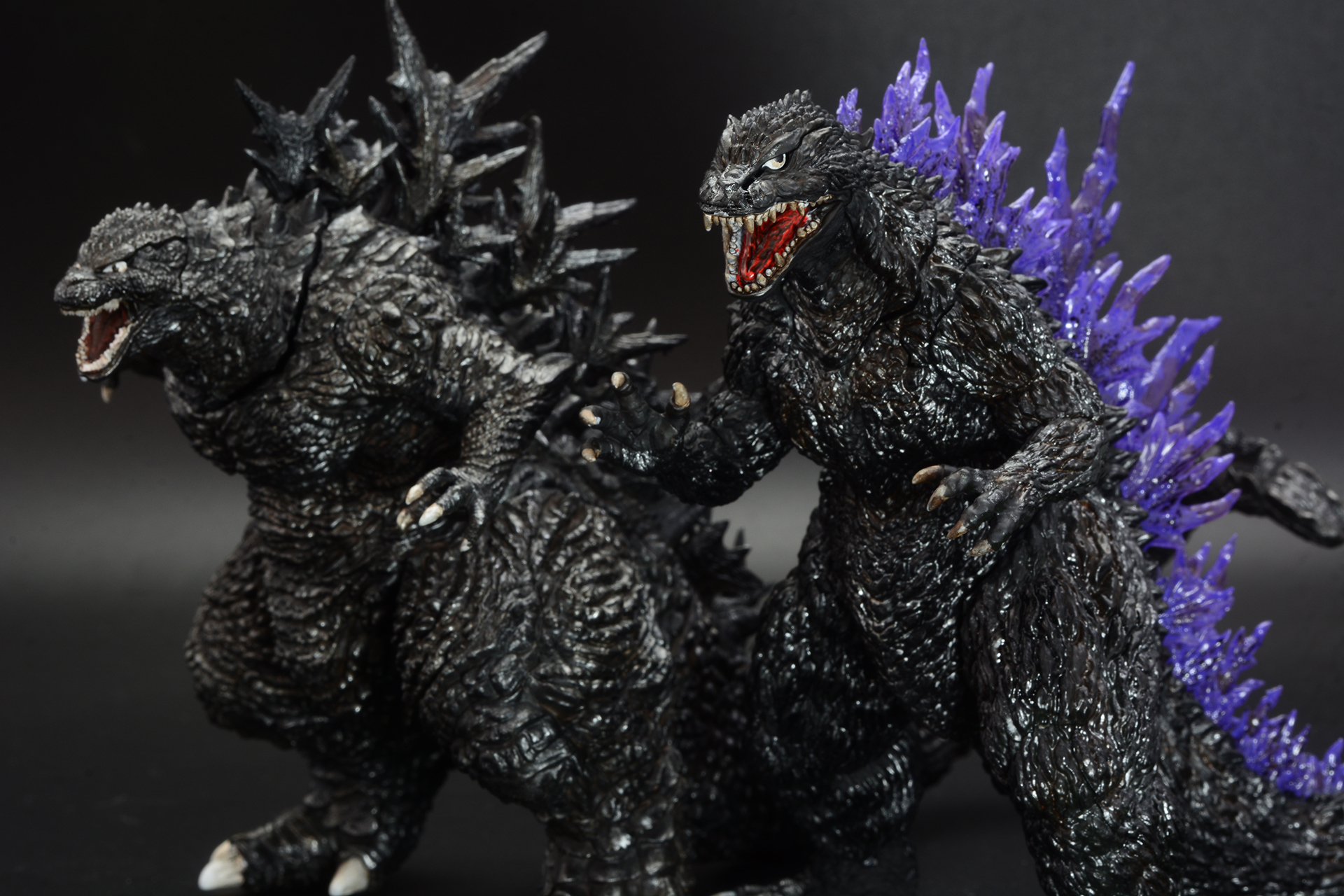 並べると2体の体型の違いがわかる