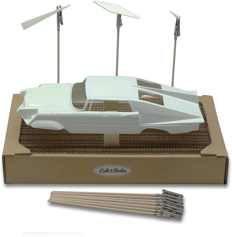 Cali&Brita 塗装ベース 塗装クリップ 塗装プレート セット (Lサイズ)