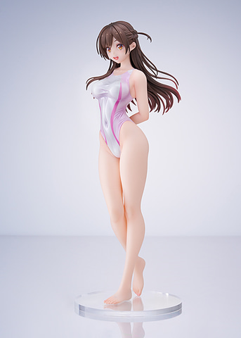 彼女、お借りします 水原千鶴 水着Ver. 1/7スケールフィギュア Amazon.co.jp: 彼女、お借りします 水原千鶴 競泳水着フィギュア