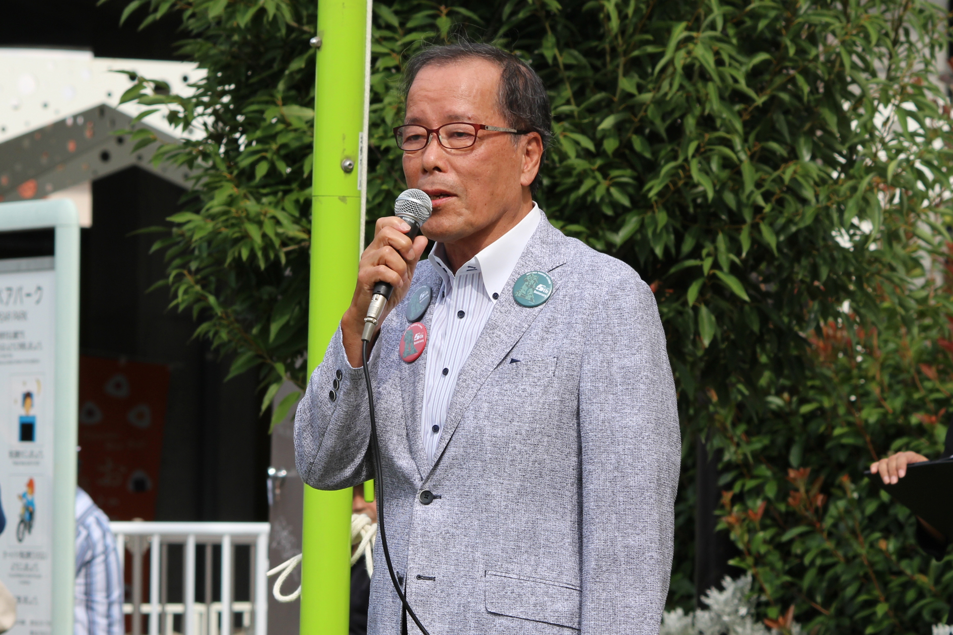 稲城市観光協会会長 徳尾和彦氏