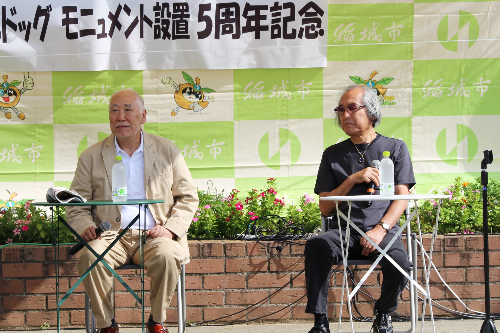 左から高橋良輔氏、大河原邦男氏
