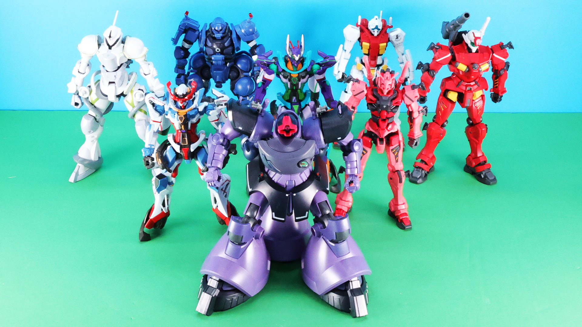 これまでにレビューしたジークアクスのHGキットたち