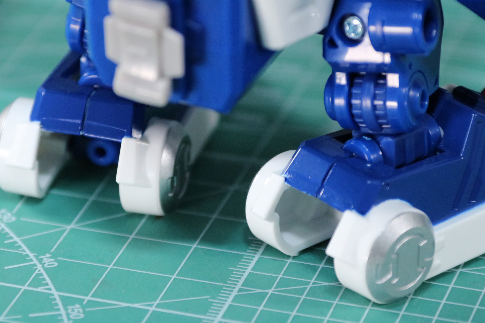 踵部分のディテールアップ