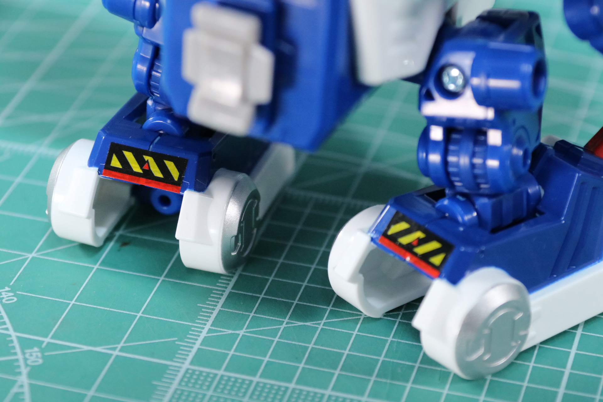 踵部分のディテールアップ