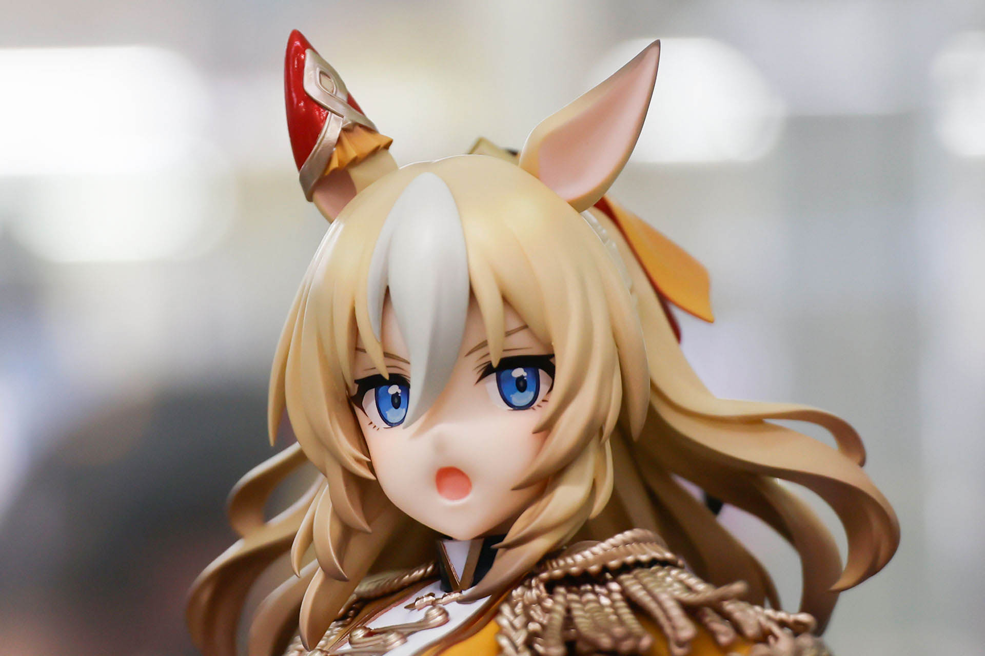 勇ましい表情だ