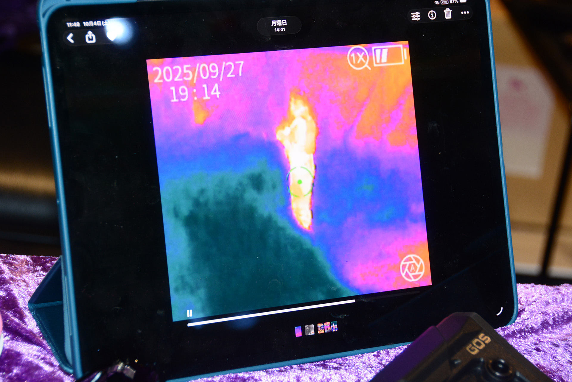 しっかりと温度感知が行われる