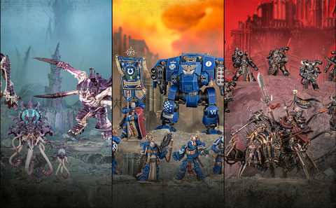 ウォーハンマー バトルフォース 4点セット ウォーハンマー」11種のセットボックス「バトルフォース」が発表