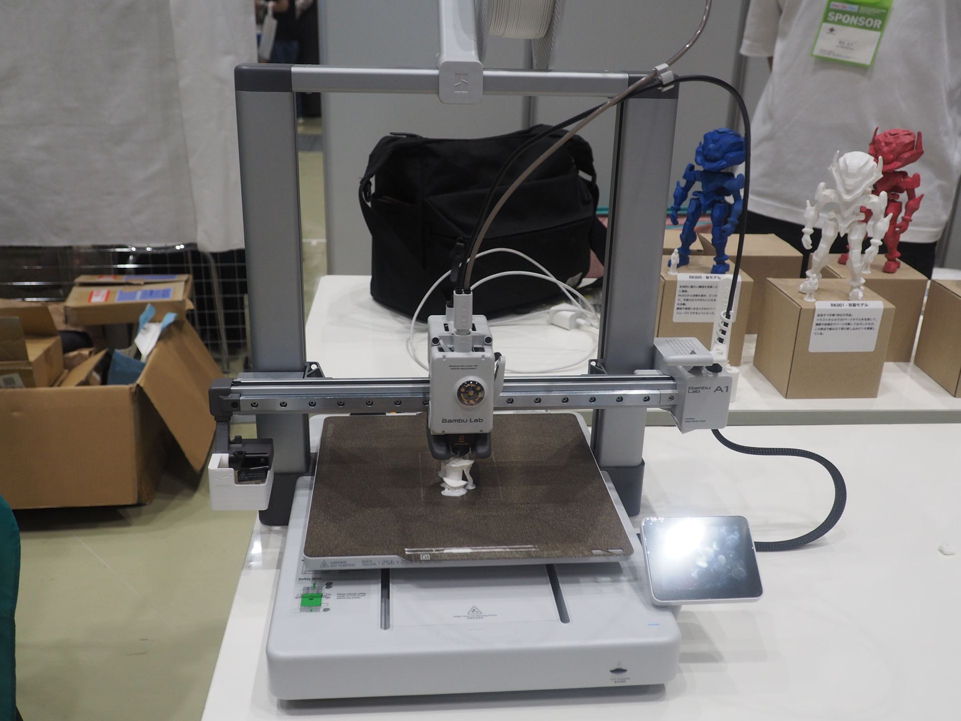 Bamboo Labの3Dプリンターを愛用しているとのこと