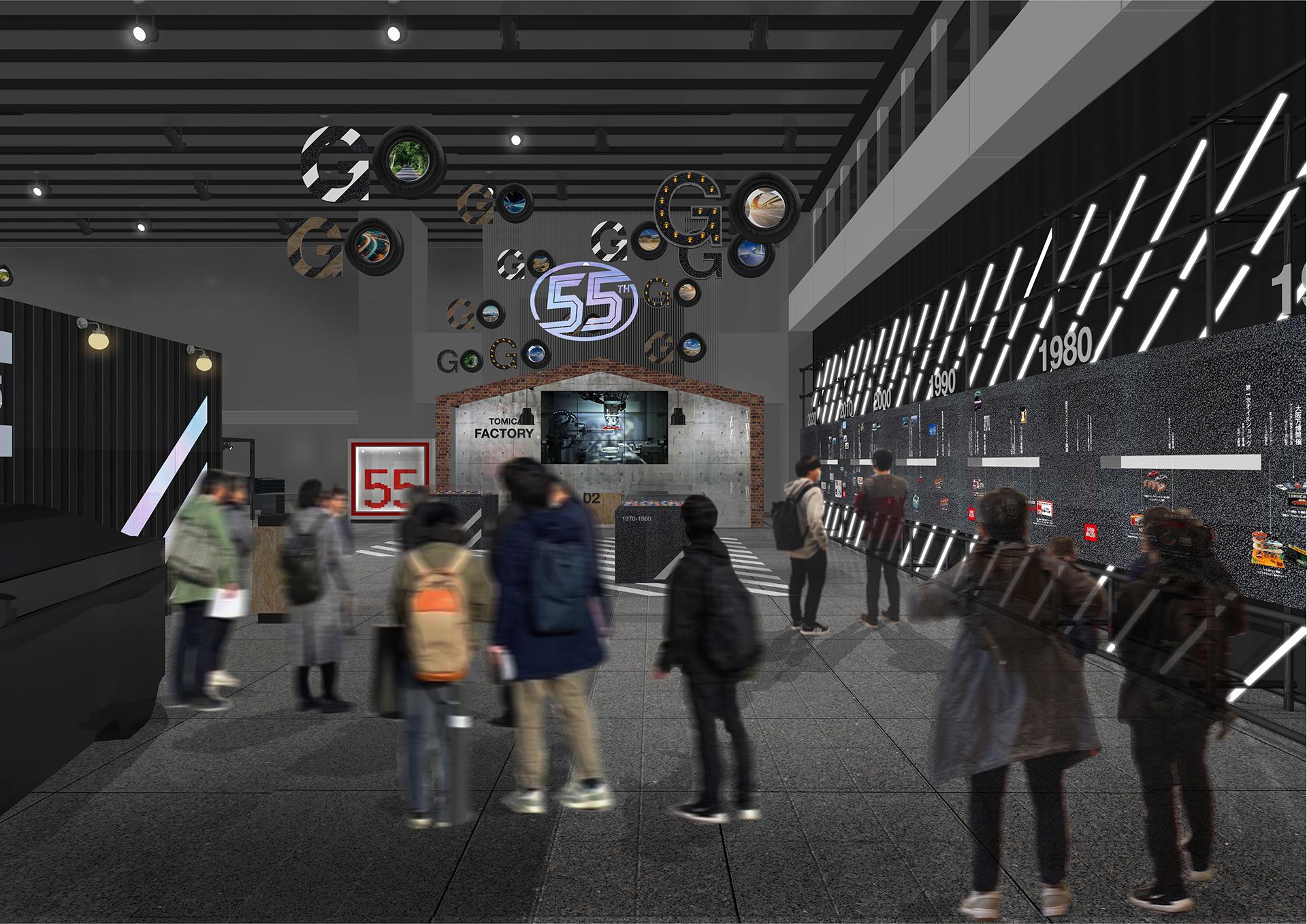 アルミ製トミカ（価格220,000円、イベント会場先行予約）