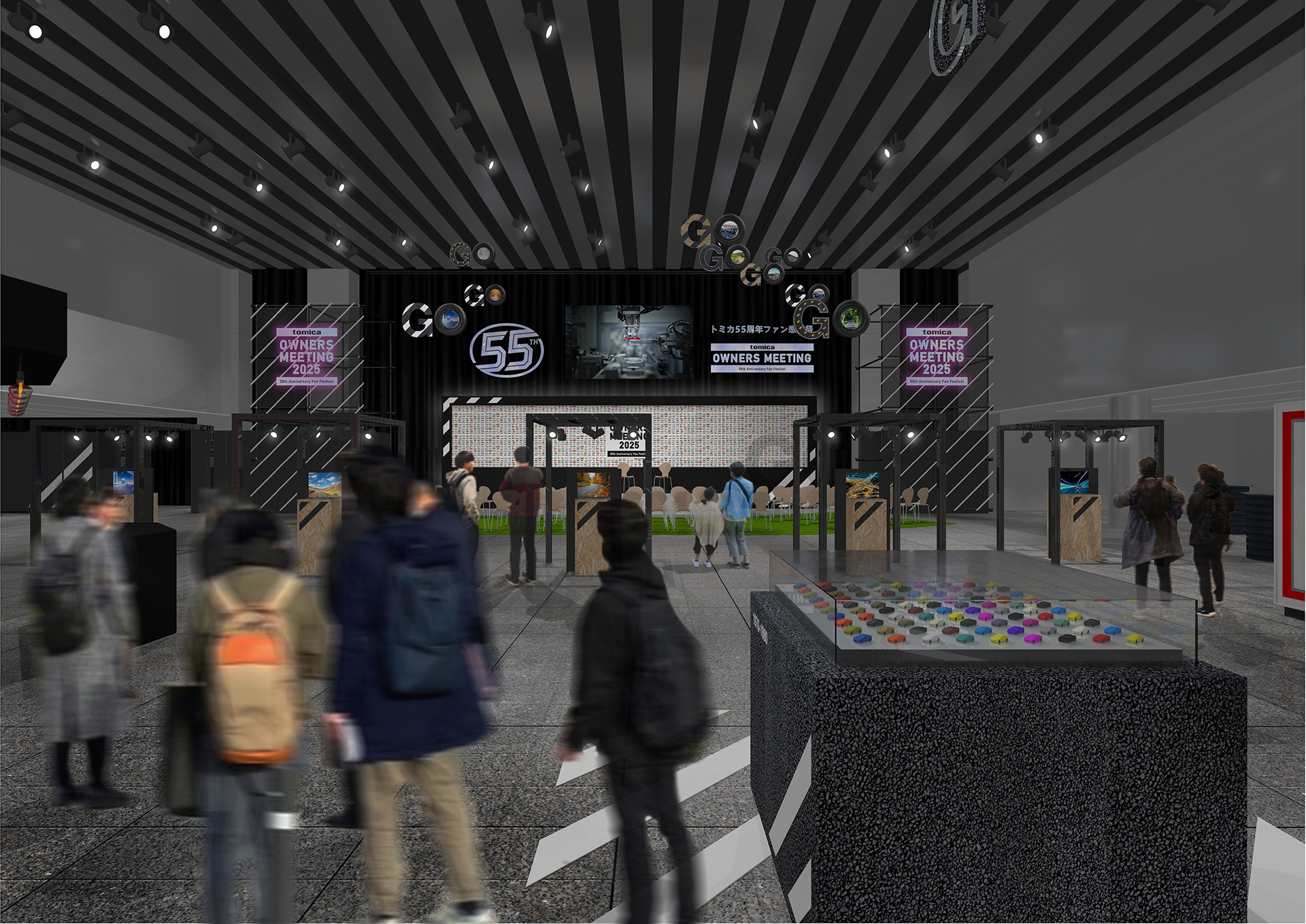 アルミ製トミカ（価格220,000円、イベント会場先行予約）