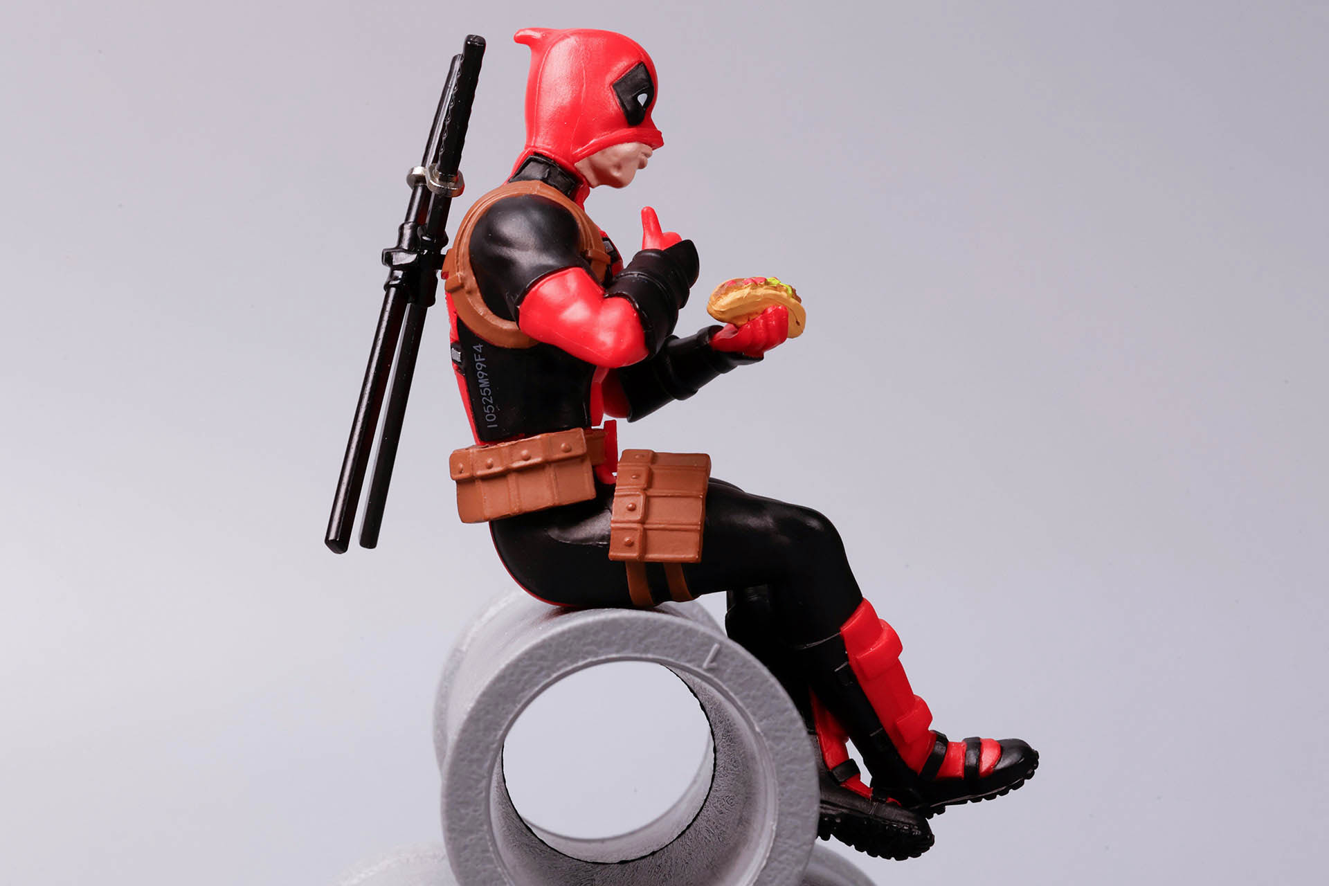 いろんな装備を身につけているのがわかる