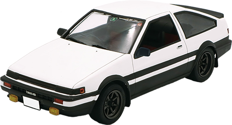 「1/24 ISD1EX-1 トレノ前期型1600GT APEXAE86藤原拓海 特別仕様(キャラクターアクリルスタンド付き)」