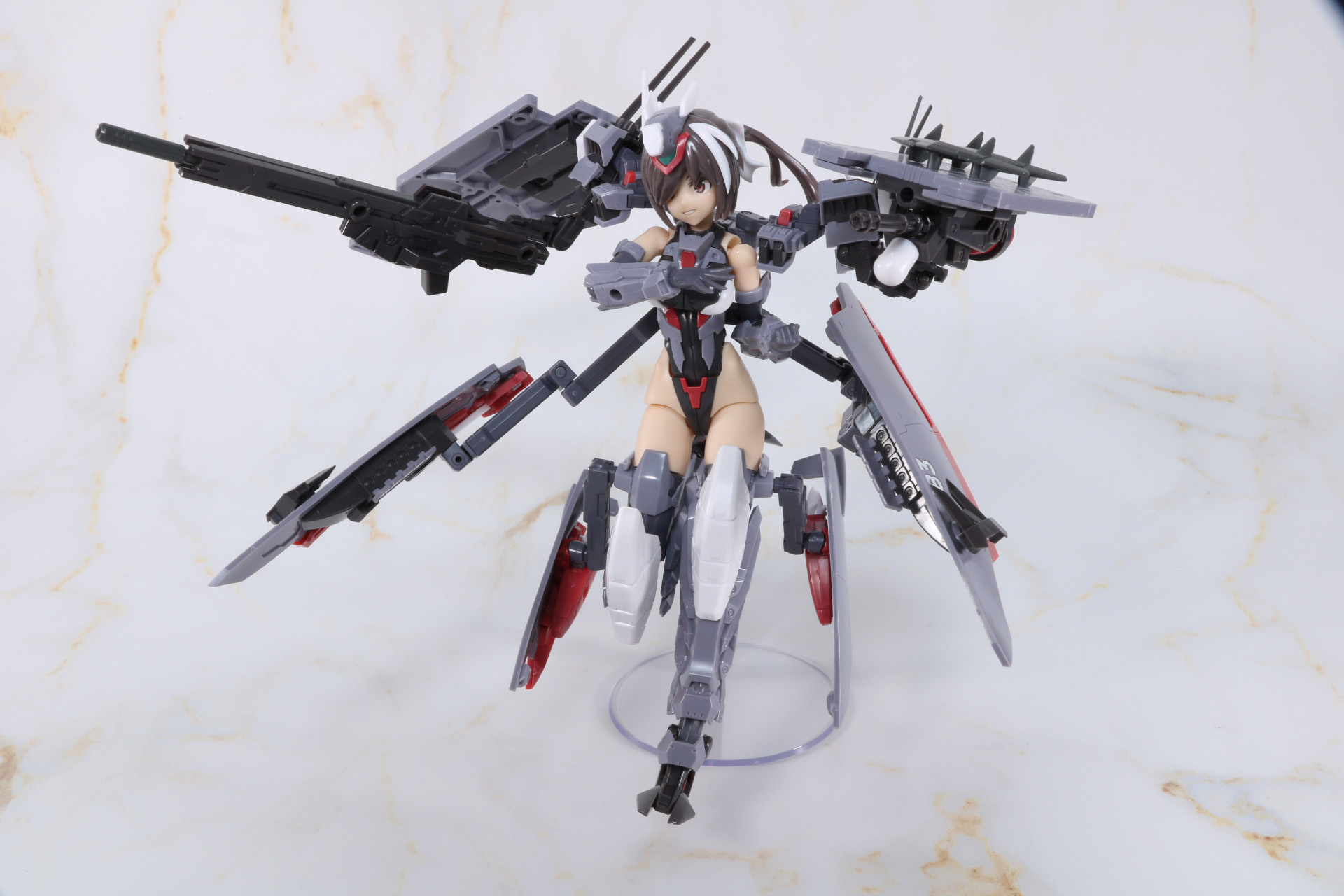 ライフルは手に持たせることが可能