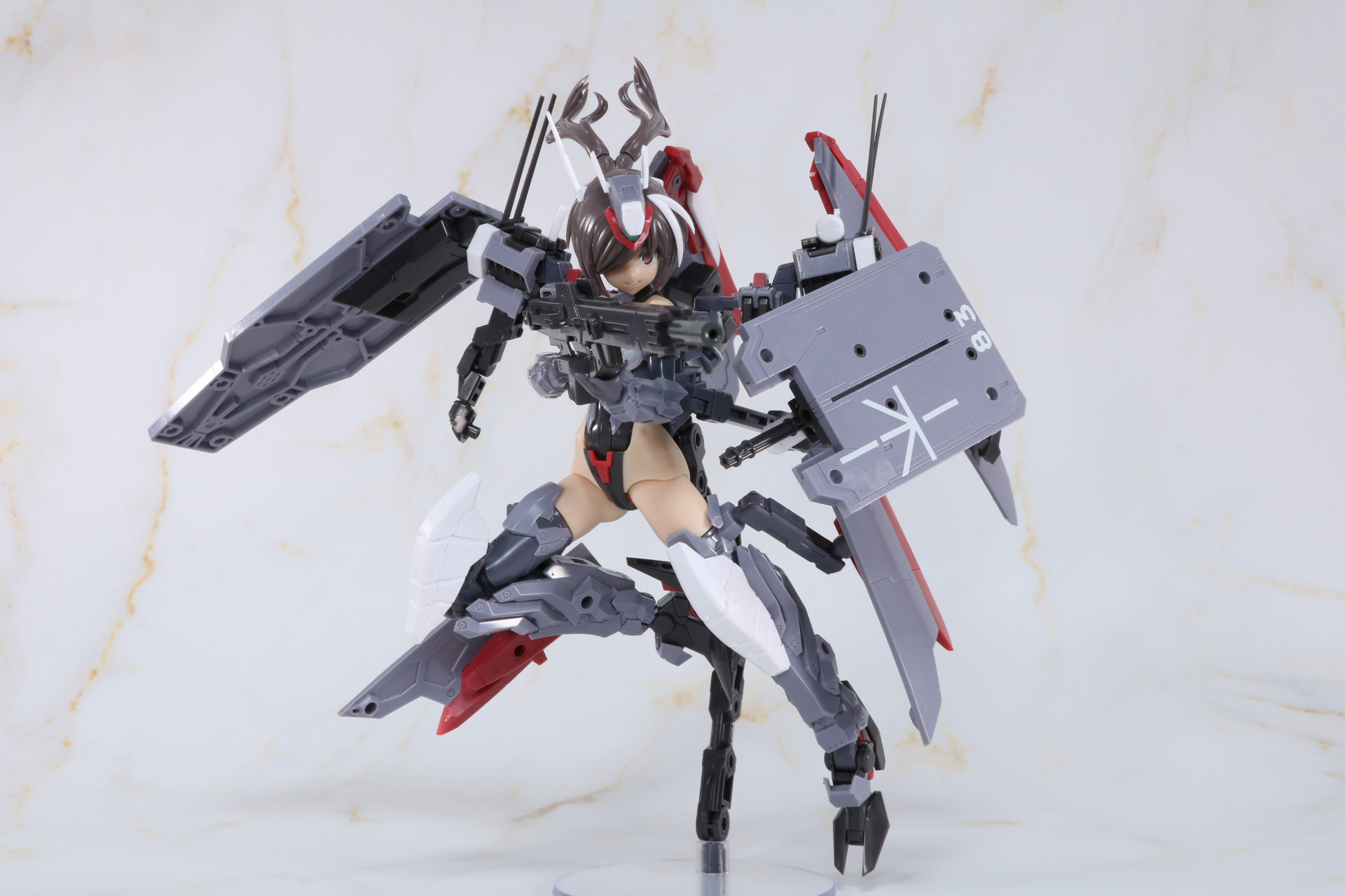 ライフルは手に持たせることが可能