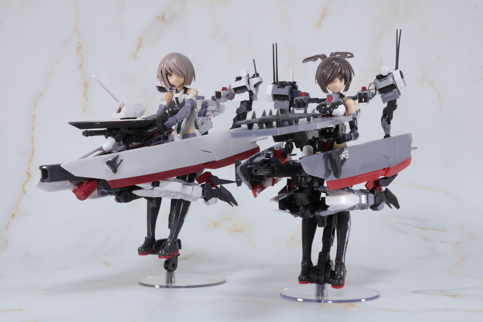 武装状態の比較