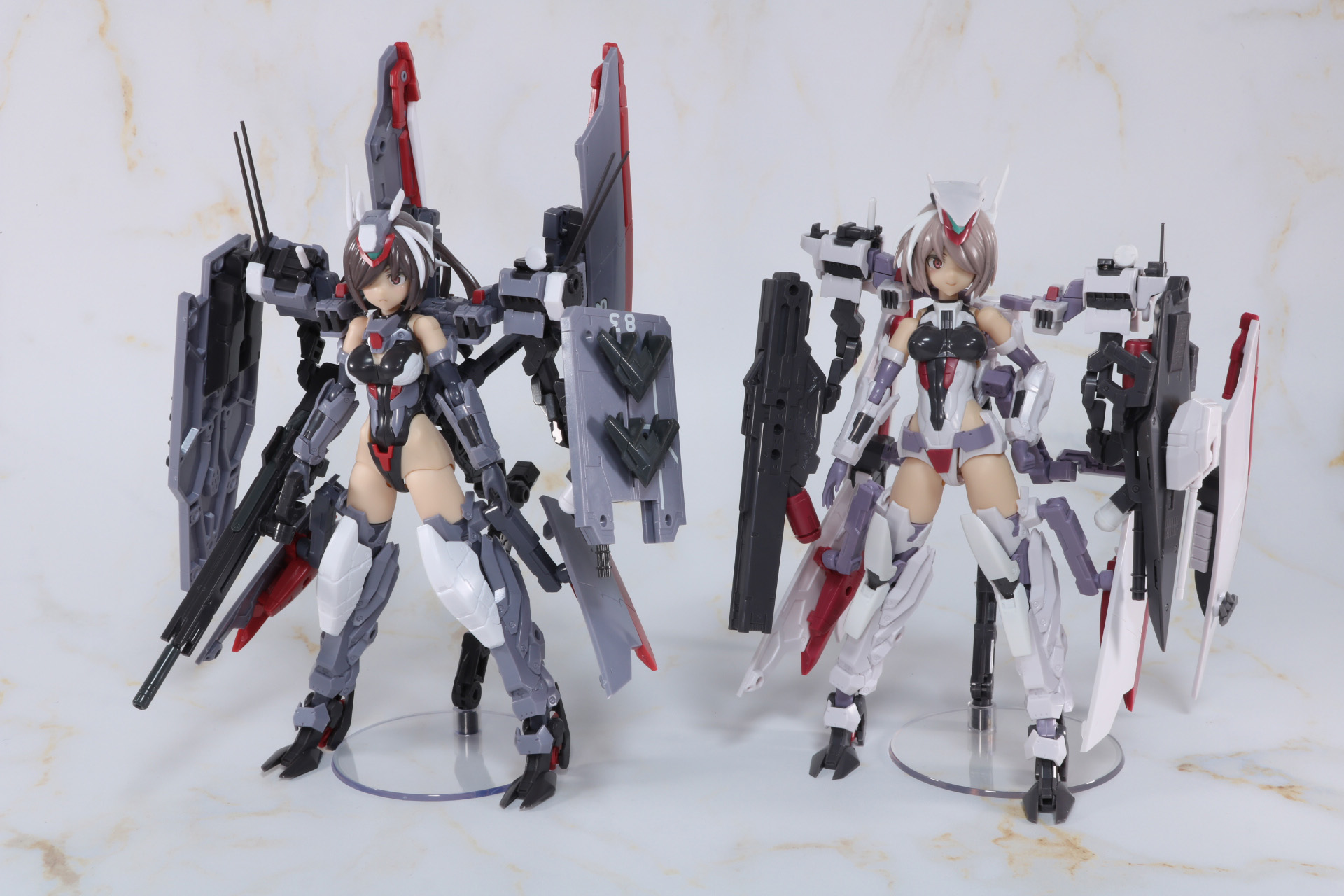 武装状態の比較