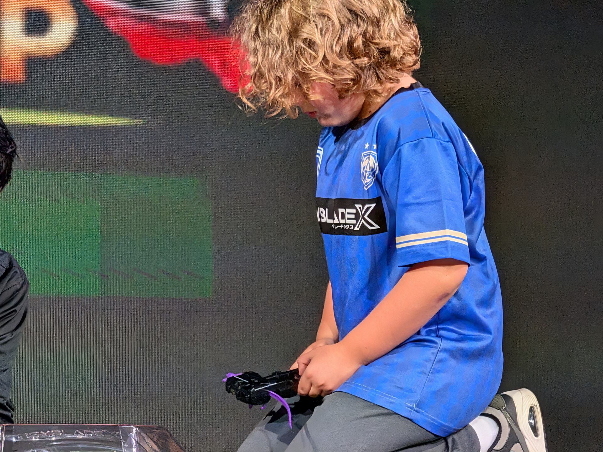 うなだれるBerguiny選手だが、3位決定戦が残っているのでどれだけ気持ちを切り替えられるかも大事だ