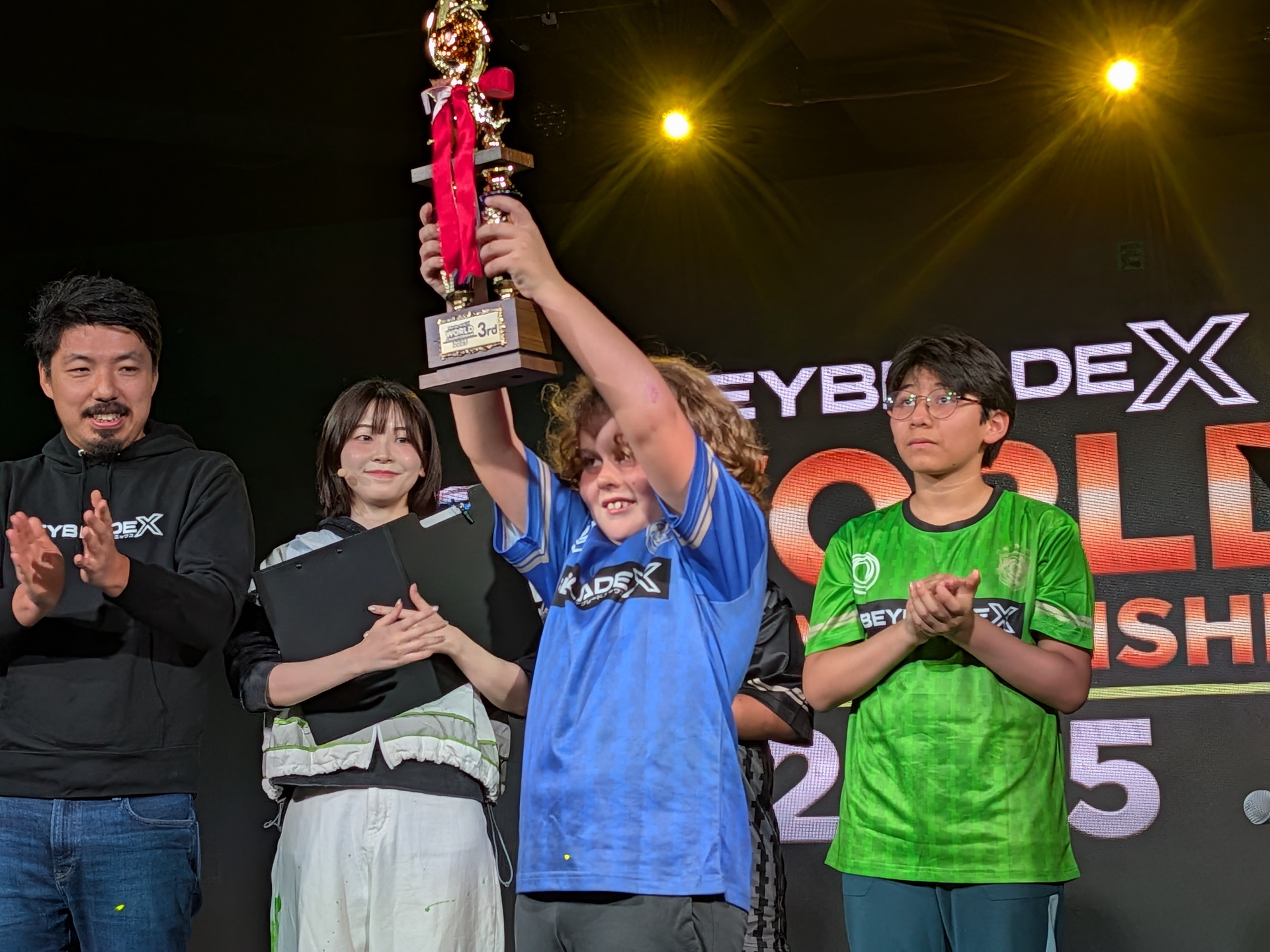 3位入賞はパリ代表のBerguiny！準々決勝でエクストリームフィニッシュで勝てたことが一番印象に残っており、「多くの人にプレイを見てもらえて嬉しかった」と話す