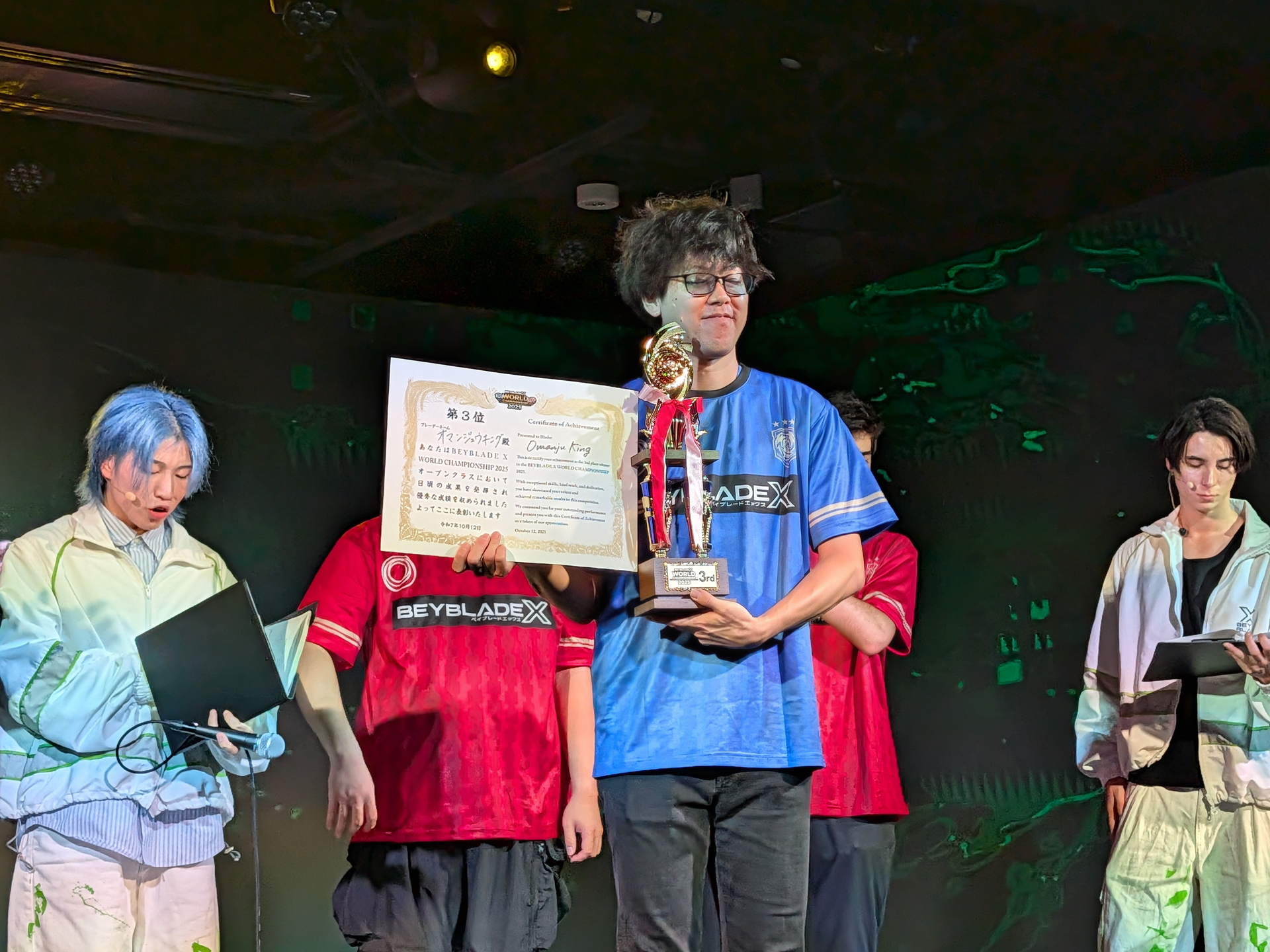 3位入賞となったおまんじゅうキング選手