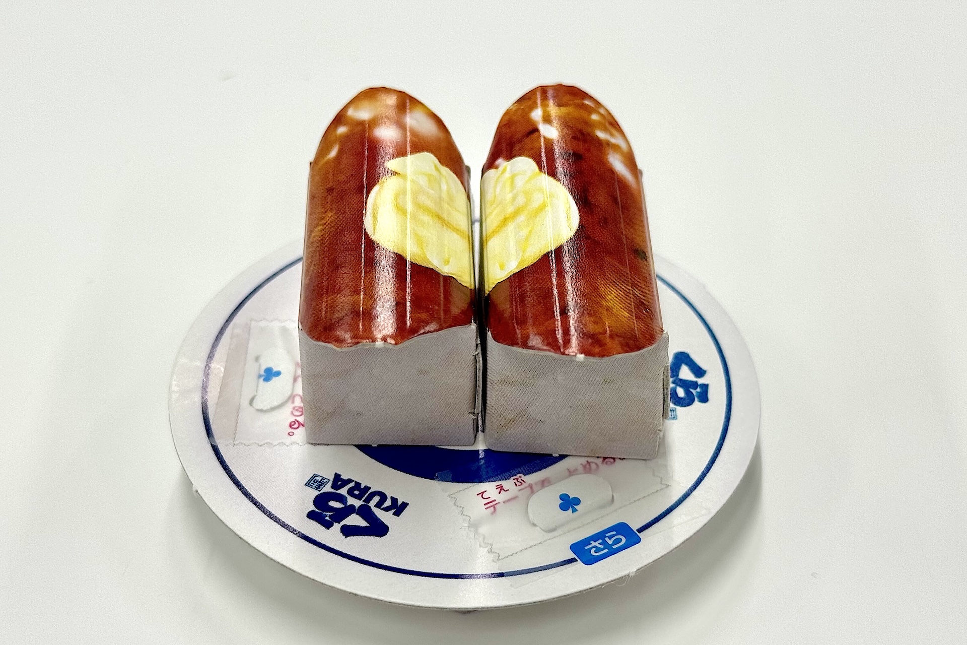 こちらはハンバーグ。ちなみにネタに使用されている画像は実際にくら寿司の商品を撮影したものだそうで、2貫ある商品に関してはそれぞれ別の画像を使用しているというこだわりよう。ハンバーグの照りなど、美味しそうな見た目になるまで何度も撮影を行なったなど、ここがかなり苦労した点だったという裏話も聞けた