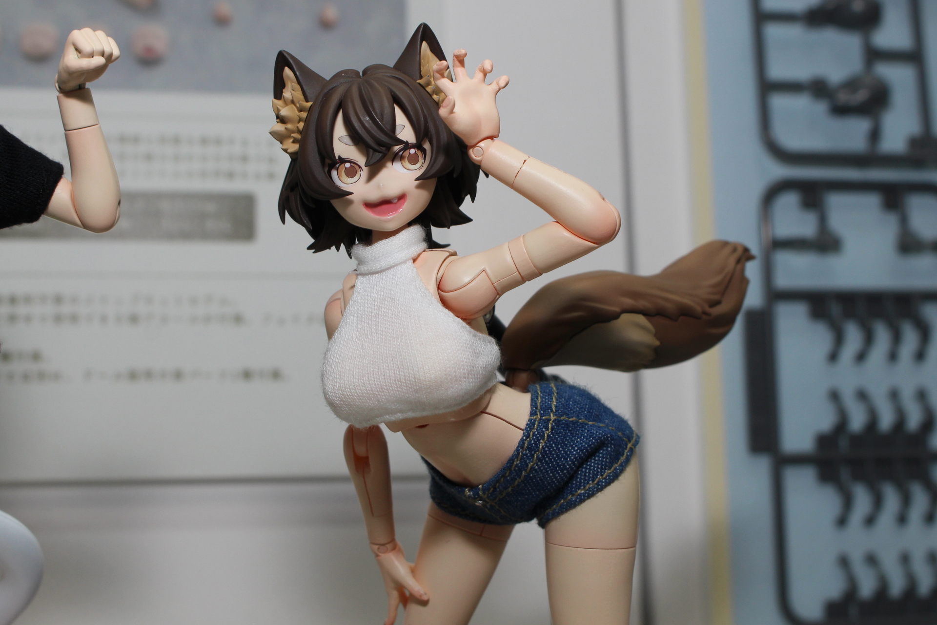 「けもプラ ヒトパーツセット」。2026年2月発売予定。価格は3,740円。メインキットありきの人型素体で頭部などは付属しない。裸なのでドール衣装を着用したい人向けのアイテムだ