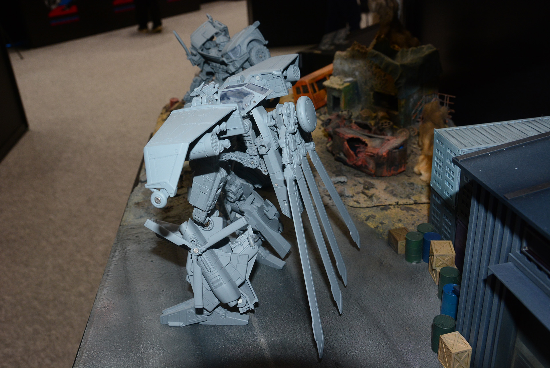 背中にローターが配置される