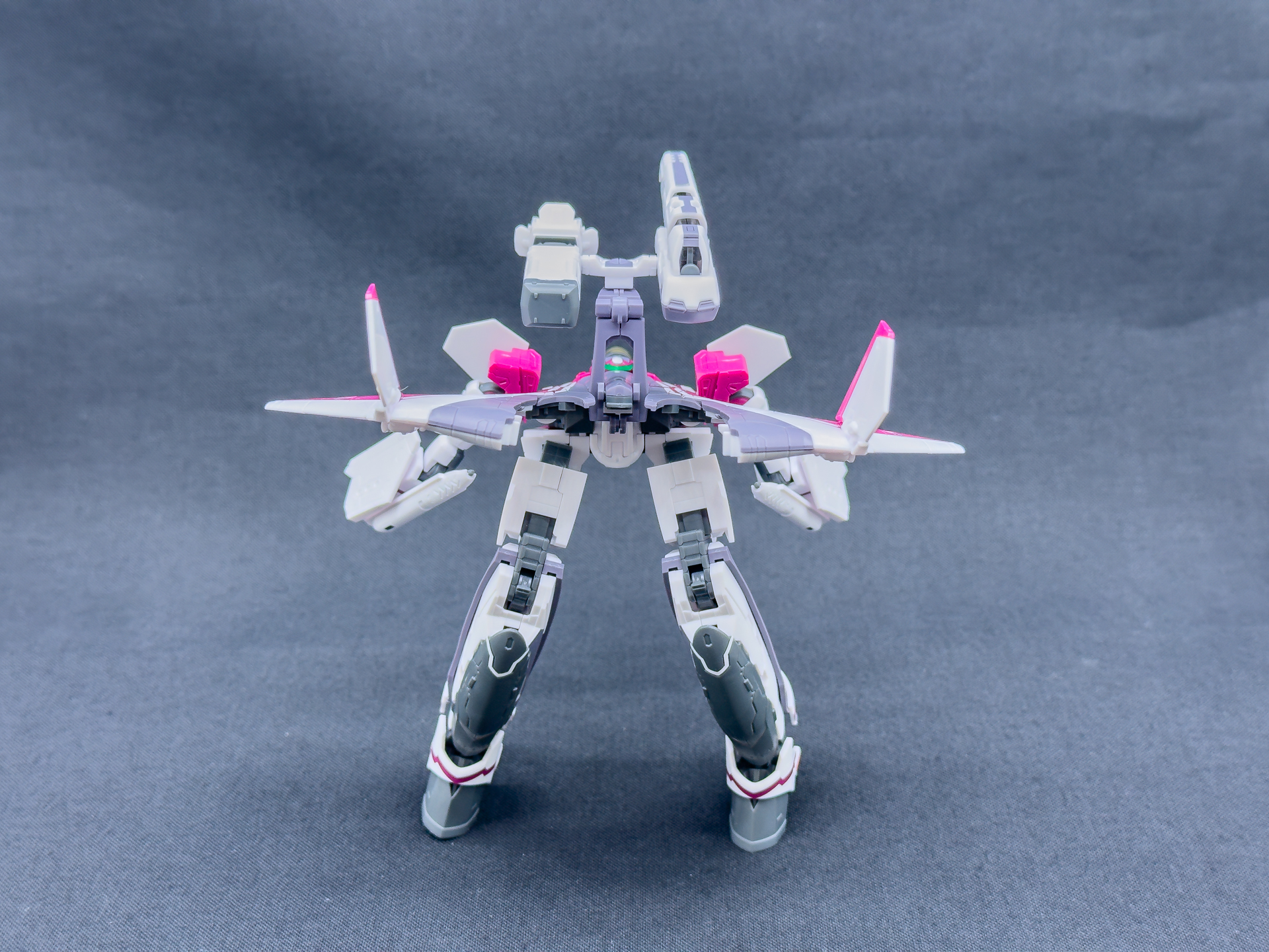 背面はカラーリングの変更で印象が異なります。