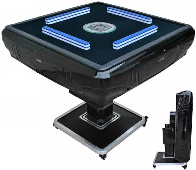 雀華 全自動麻雀卓 3人打ち対応 33mm牌 赤牌付「ZD-BLACK-JH33」