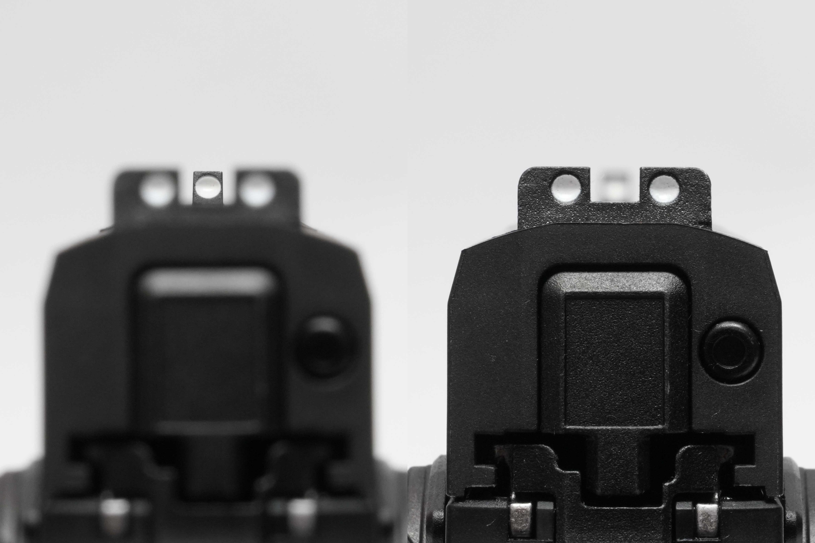 アイアンサイトのサイトピクチャーは見やすい。精密射撃をするのでなければ光学サイトは必要なさそうだ