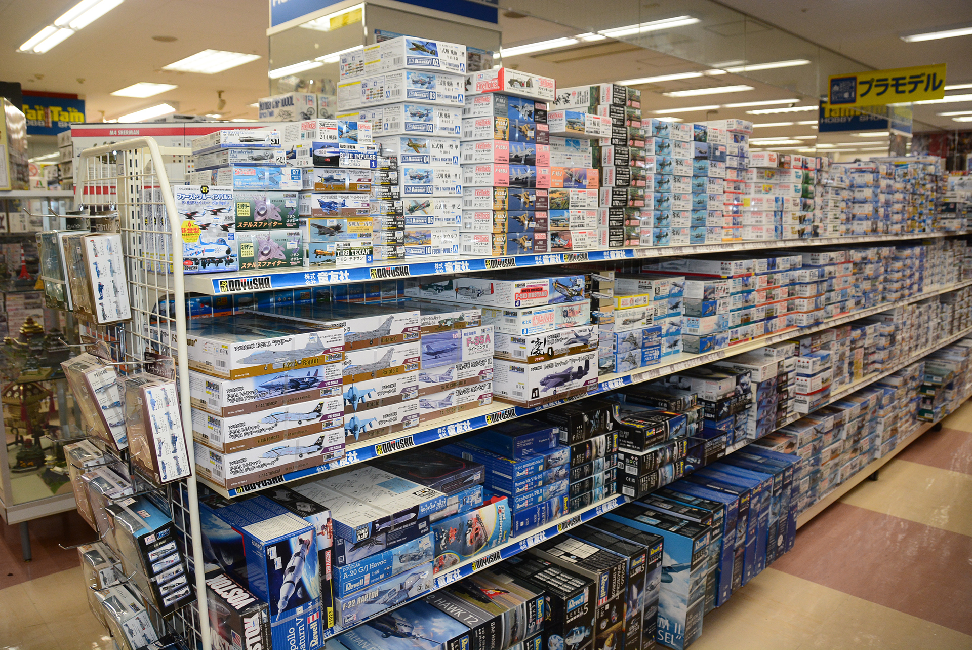 スケールモデルは安定して人気