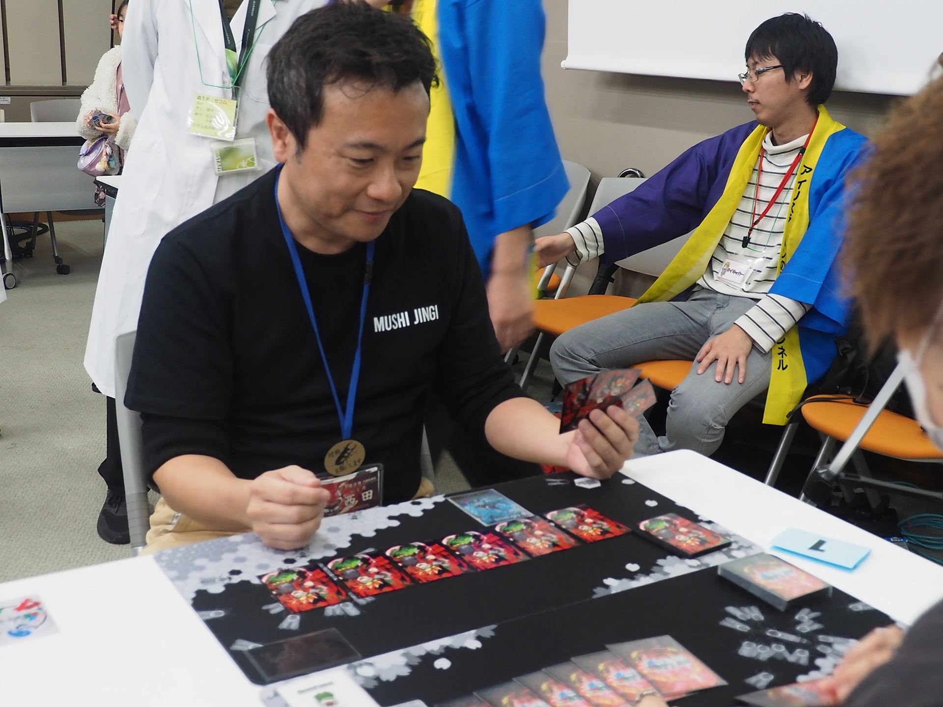 休憩後、西田社長とネギオさんのエキシビションマッチが開始