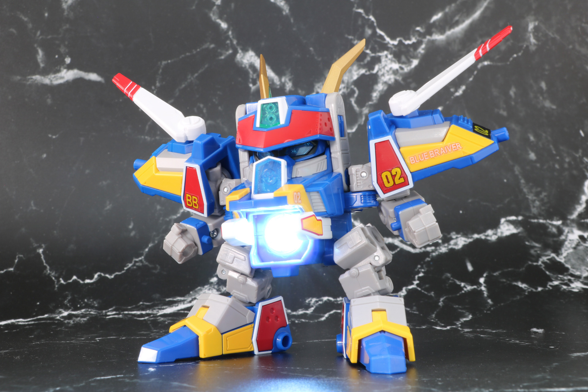 発光ギミック時の「ブレイブカノン」発射再現