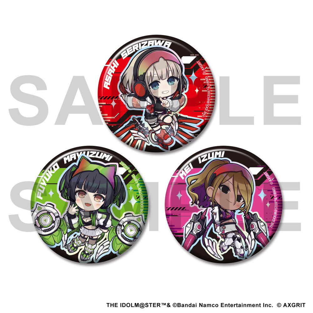 「缶バッチ ミニキャラ」（全3種・ランダム）価格：1個660円