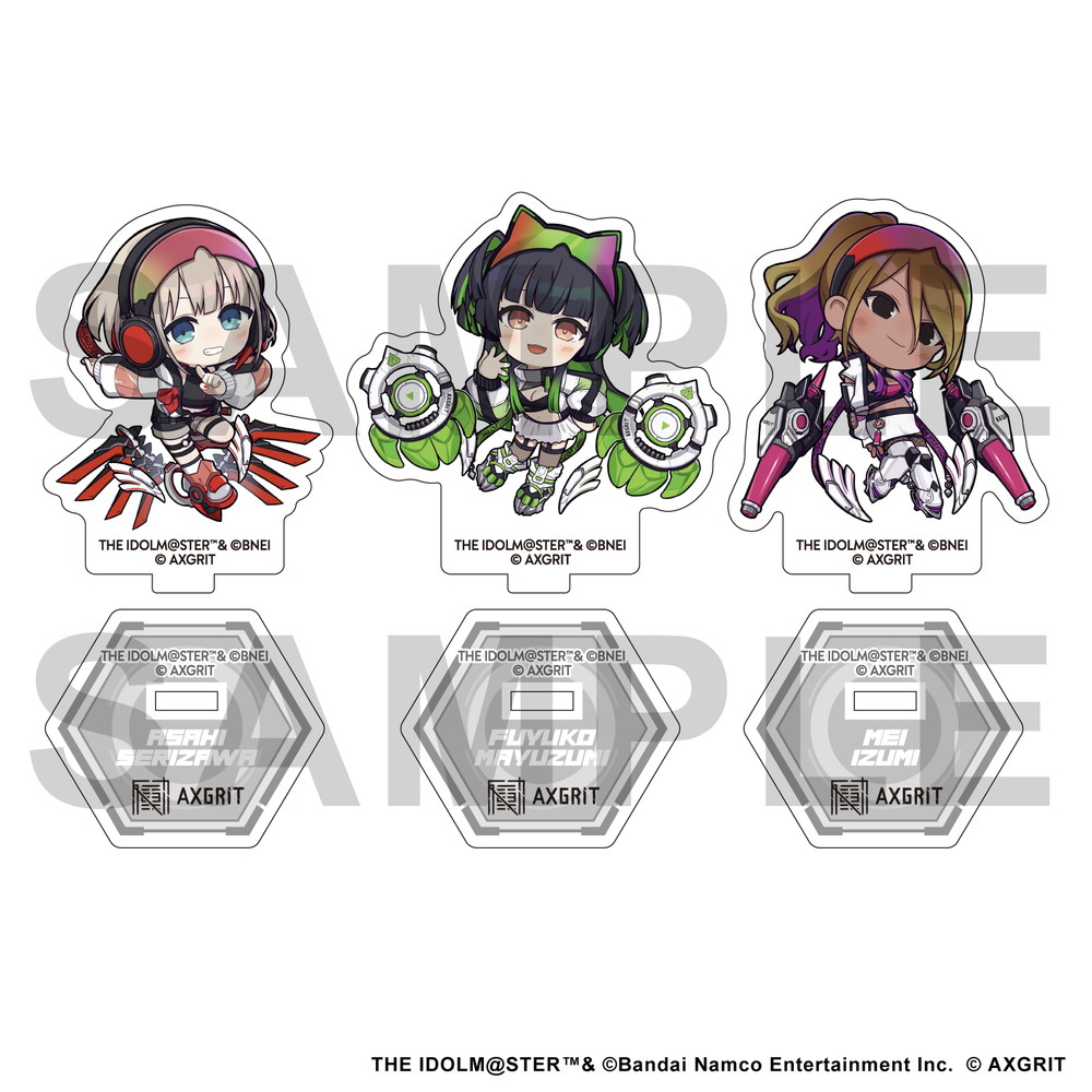 「トレーディングミニキャラアクリルスタンド」（全3種・ランダム）価格：1個880円