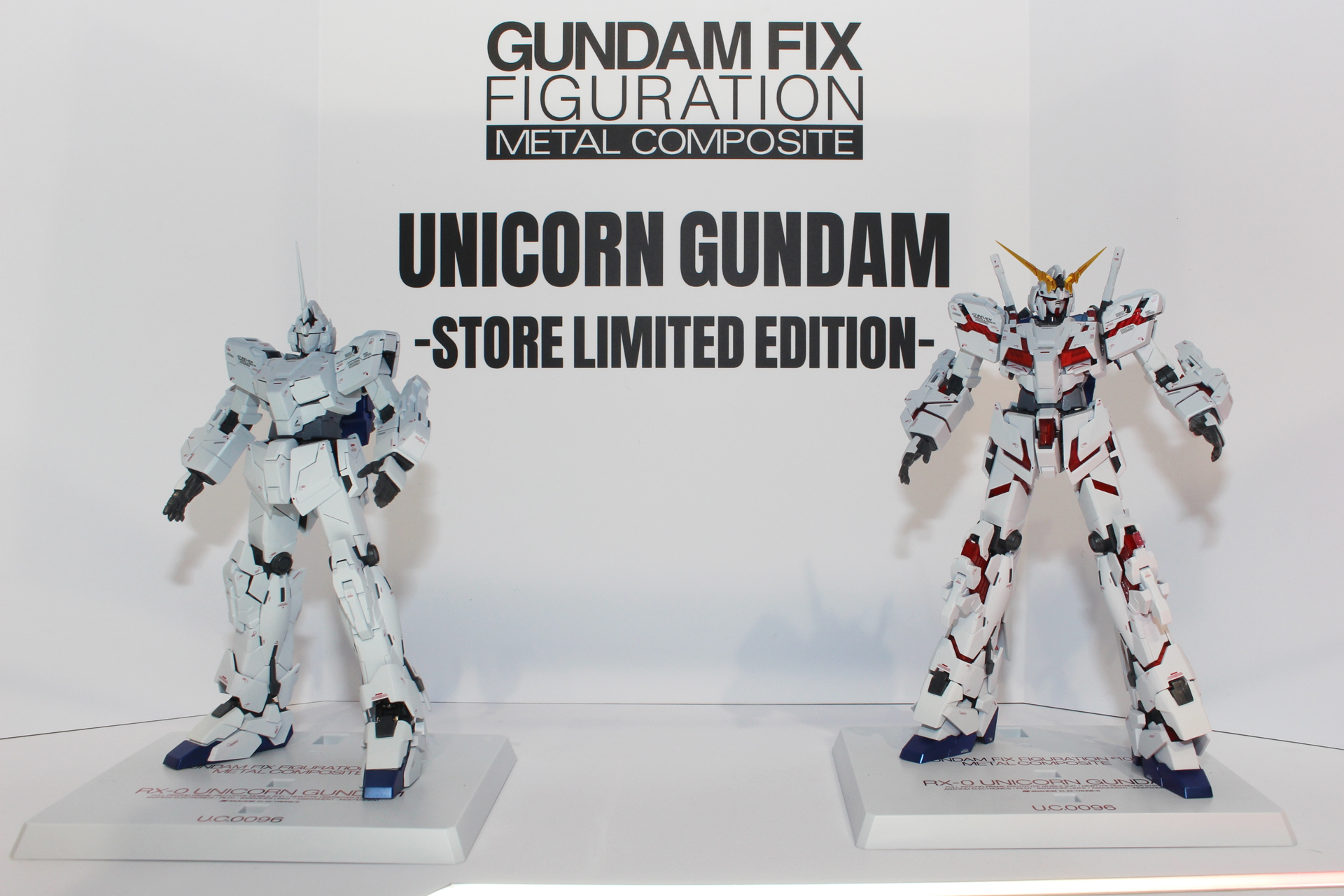 「GUNDAM FIX FIGURATION METAL COMPOSITE ユニコーンガンダム -STORE LIMITED EDITION-」。11月14日発売。価格は27,500円。魂ストア販売商品