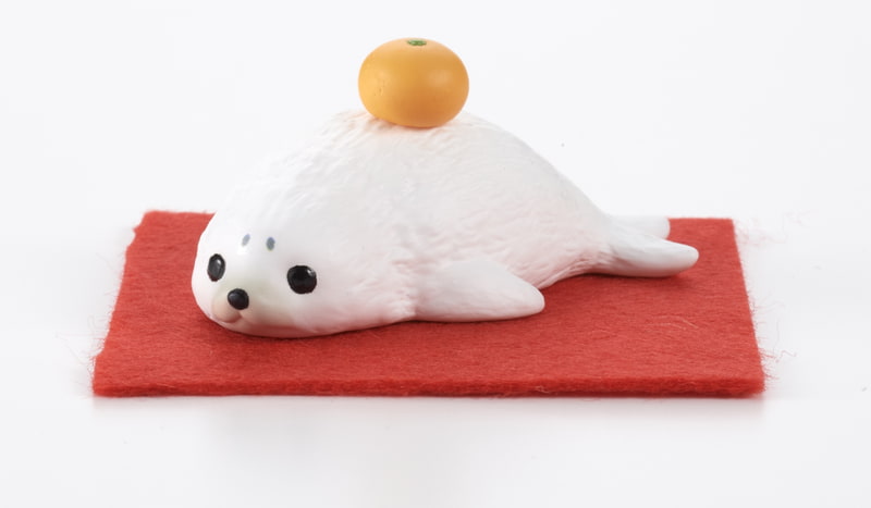 「あざらしもち」イメージ（※布は付属しません）