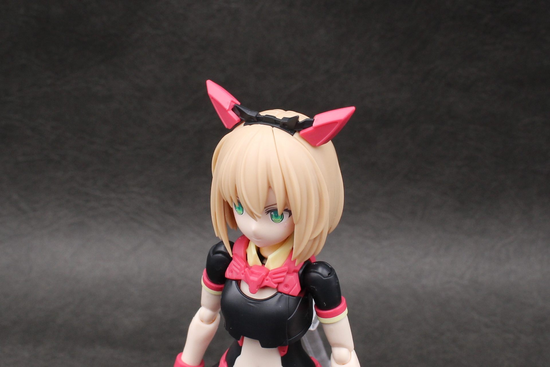 頭頂部のパーツを外して、カチューシャを取り付ける