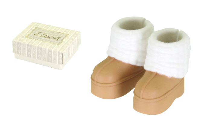 ルーズニットブーツ（ベージュ）