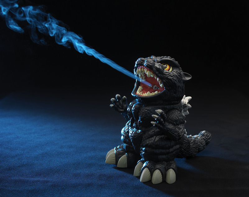 「加湿王ゴジラ【改】」噴射イメージ