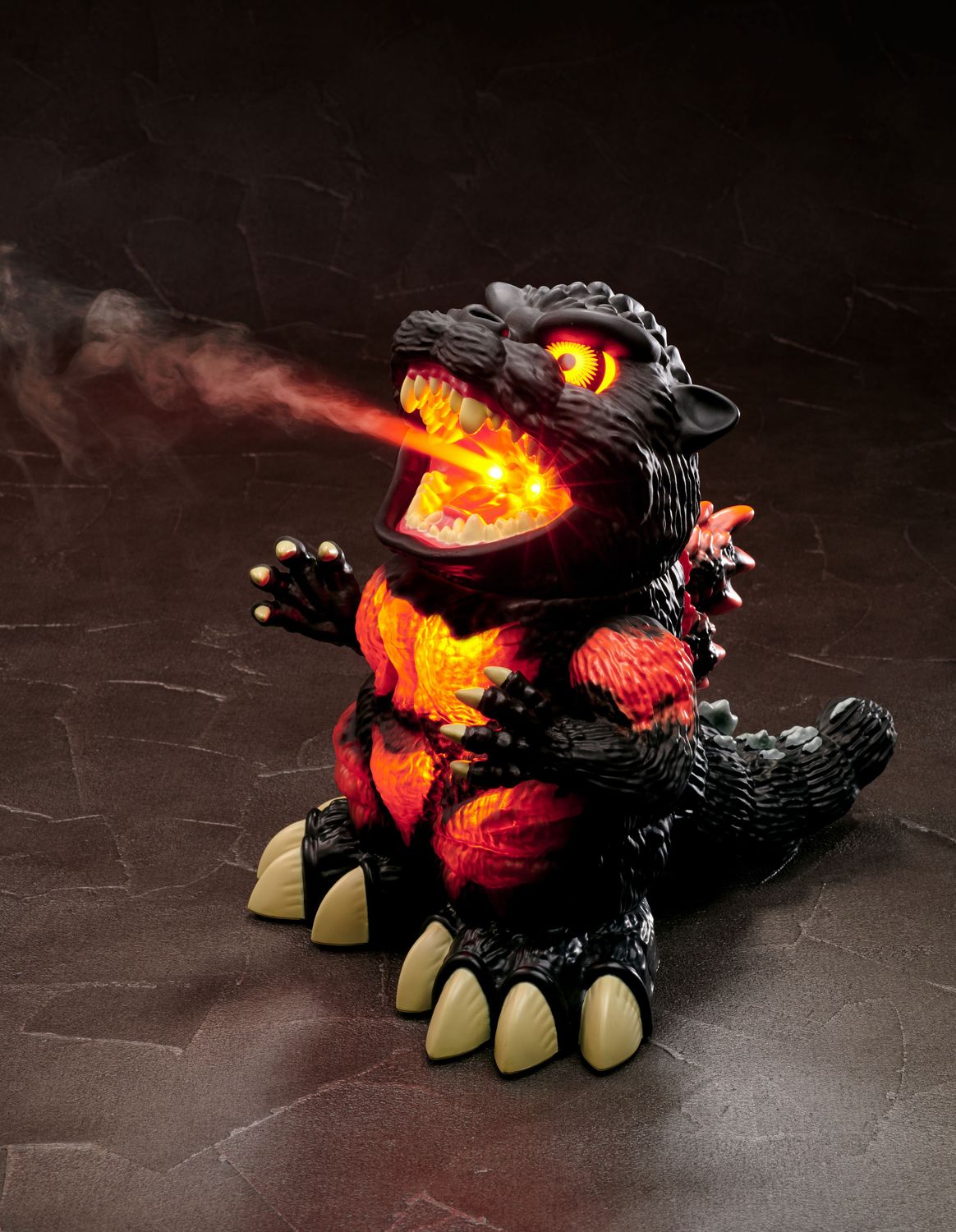 「加湿王バーニングゴジラ」噴射イメージ