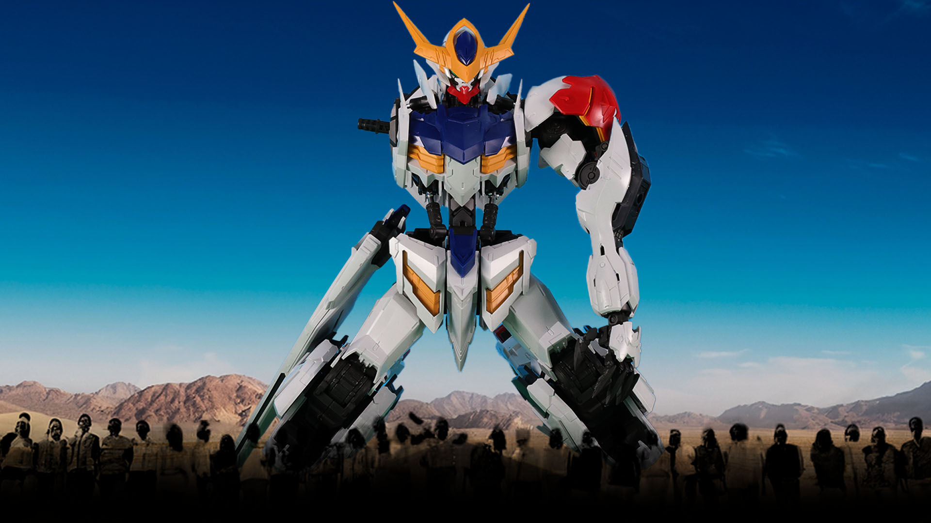 眠りから目覚めたモビルアーマーを撃退したものの再び損傷してしまう