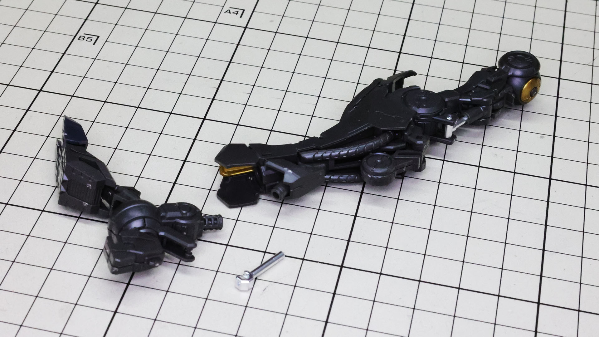 ソール部とドッキングさせます